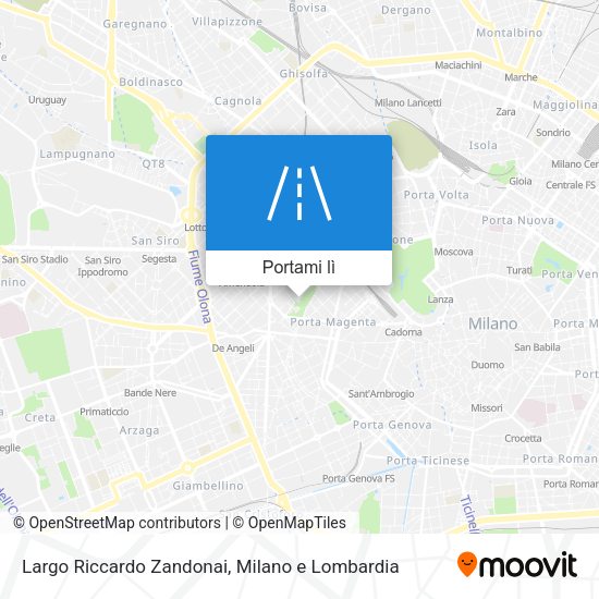 Mappa Largo Riccardo Zandonai