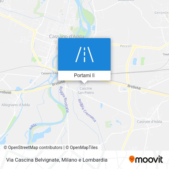 Mappa Via Cascina Belvignate