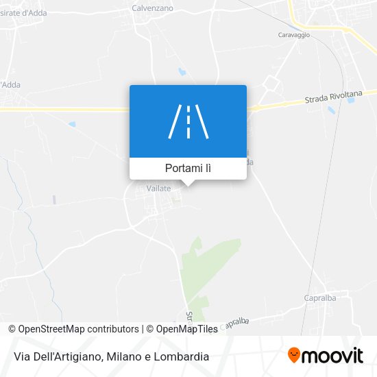 Mappa Via Dell'Artigiano