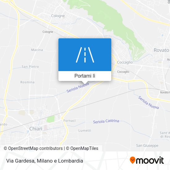 Mappa Via Gardesa