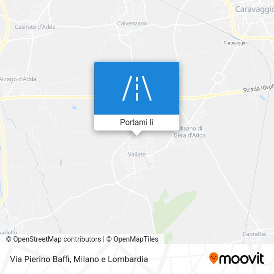Mappa Via Pierino Baffi