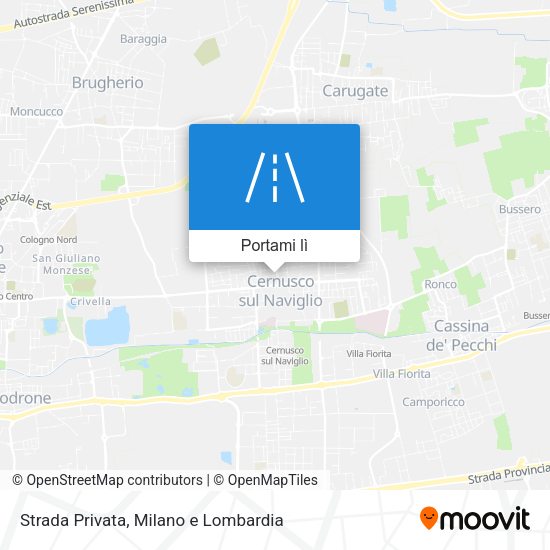 Mappa Strada Privata