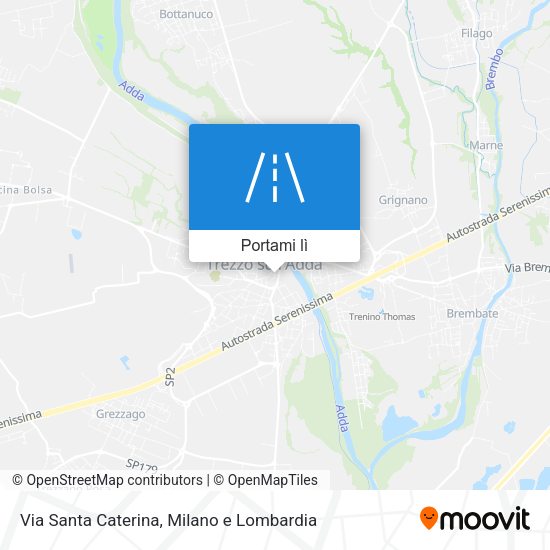 Mappa Via Santa Caterina