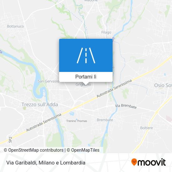 Mappa Via Garibaldi