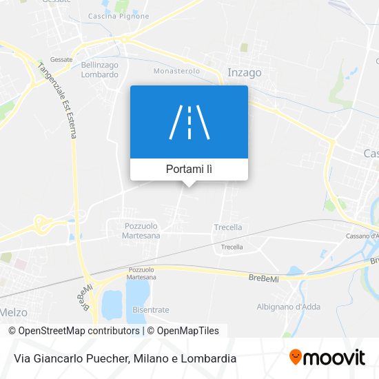 Mappa Via Giancarlo Puecher