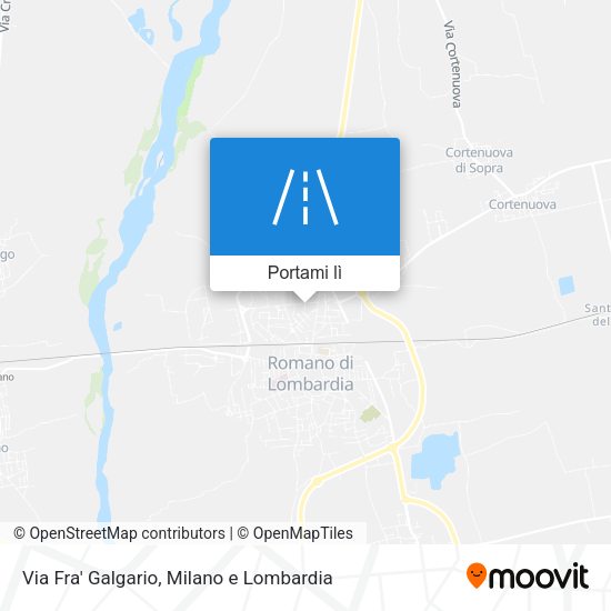 Mappa Via Fra' Galgario