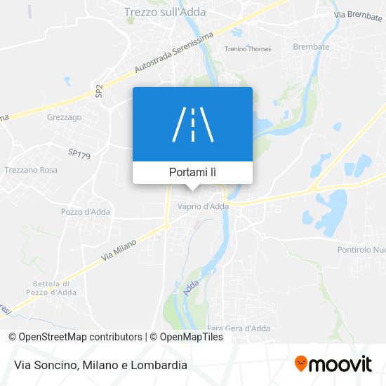 Mappa Via Soncino