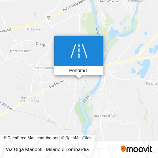 Mappa Via Olga Mandelli