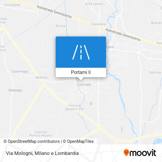 Mappa Via Mologni