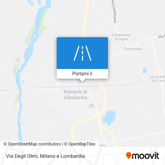 Mappa Via Degli Olmi