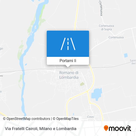 Mappa Via Fratelli Cairoli