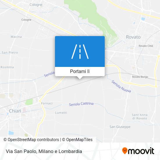 Mappa Via San Paolo