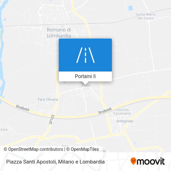 Mappa Piazza Santi Apostoli