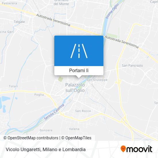 Mappa Vicolo Ungaretti