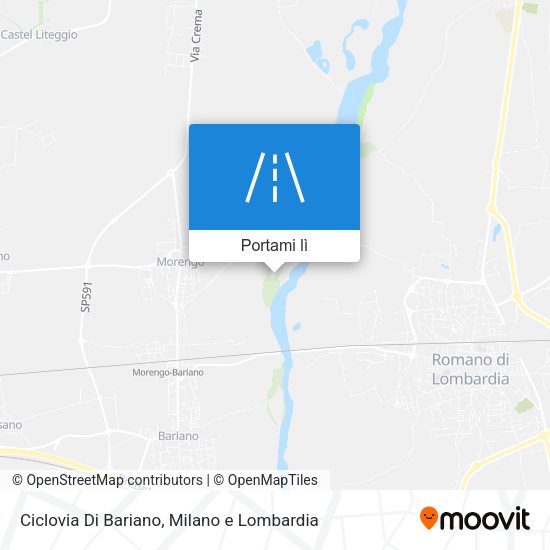 Mappa Ciclovia Di Bariano