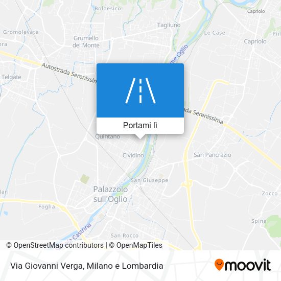 Mappa Via Giovanni Verga