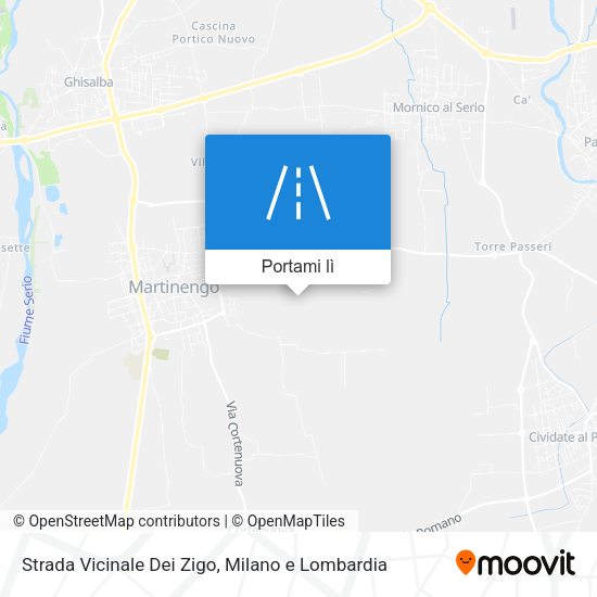 Mappa Strada Vicinale Dei Zigo