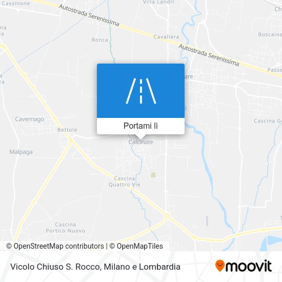 Mappa Vicolo Chiuso S. Rocco