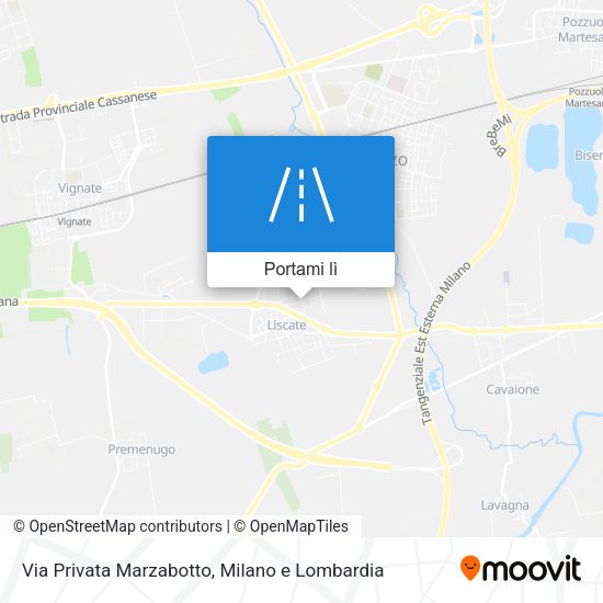 Mappa Via Privata Marzabotto