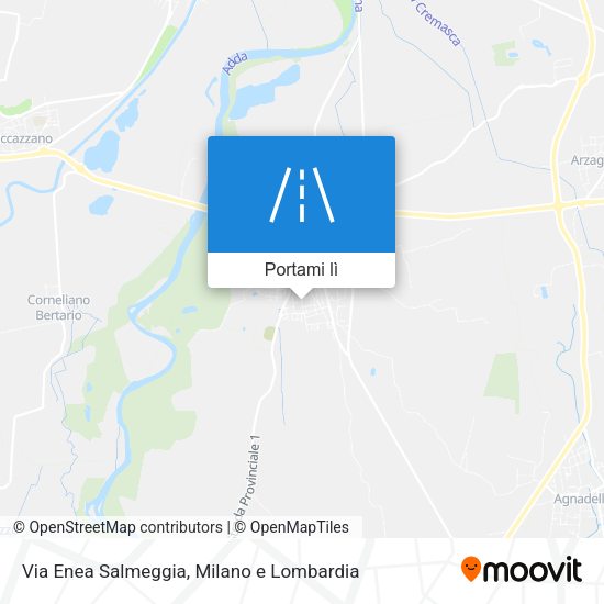 Mappa Via Enea Salmeggia
