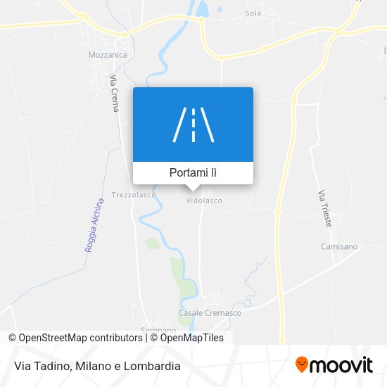 Mappa Via Tadino