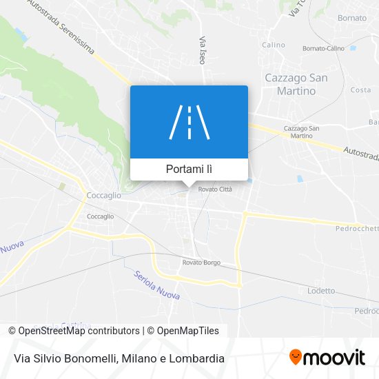 Mappa Via Silvio Bonomelli