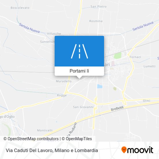 Mappa Via Caduti Del Lavoro