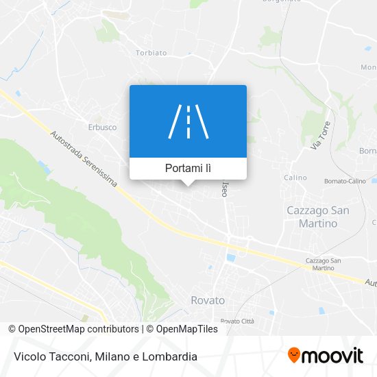 Mappa Vicolo Tacconi