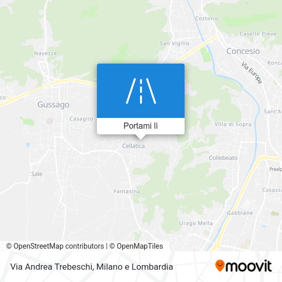 Mappa Via Andrea Trebeschi