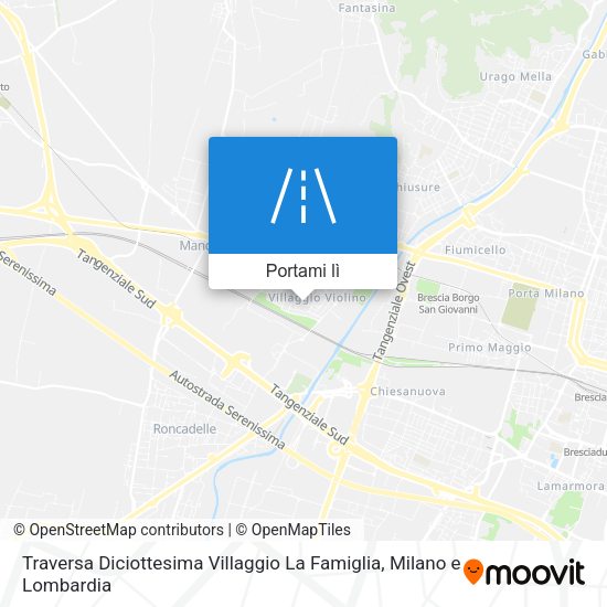 Mappa Traversa Diciottesima Villaggio La Famiglia