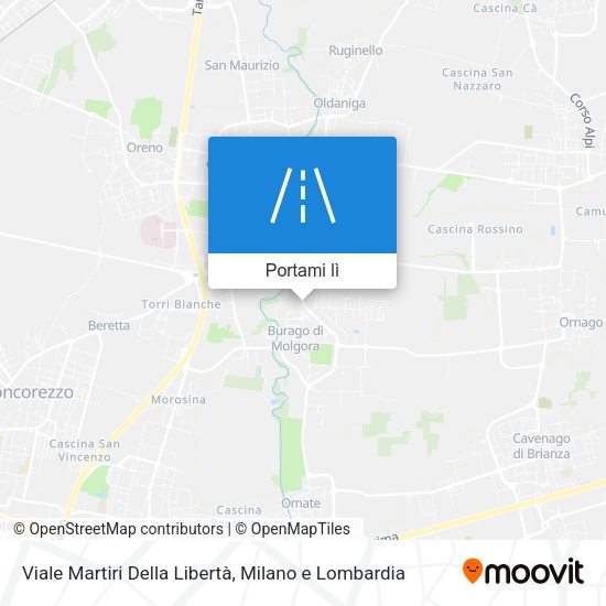 Mappa Viale Martiri Della Libertà