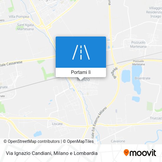 Mappa Via Ignazio Candiani