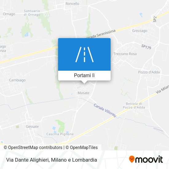 Mappa Via Dante Alighieri
