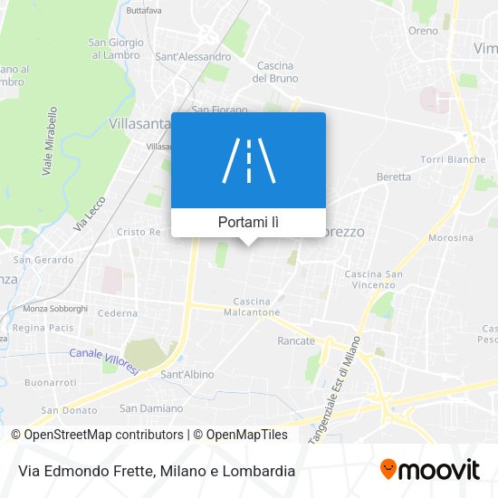 Mappa Via Edmondo Frette