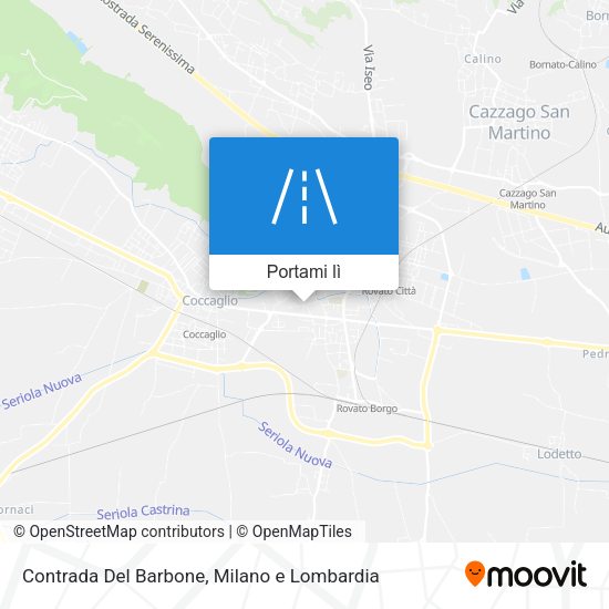Mappa Contrada Del Barbone