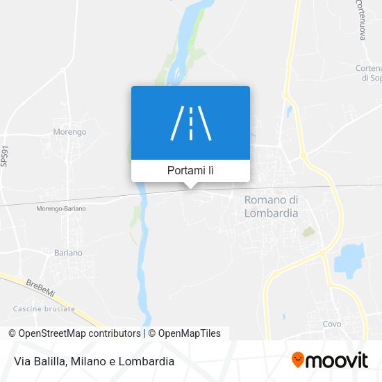 Mappa Via Balilla