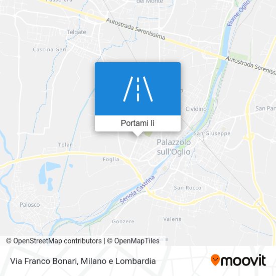 Mappa Via Franco Bonari