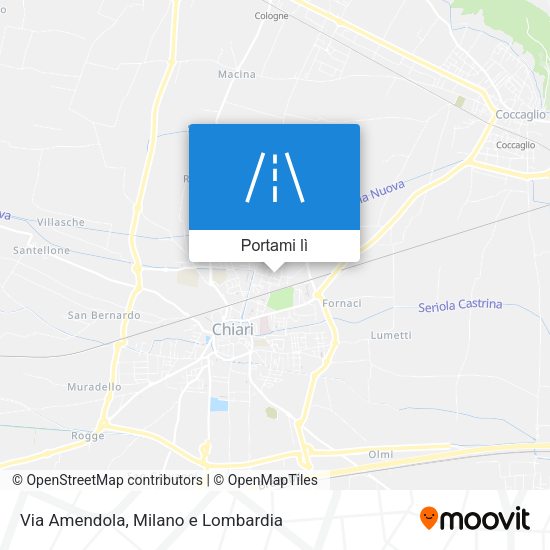 Mappa Via Amendola