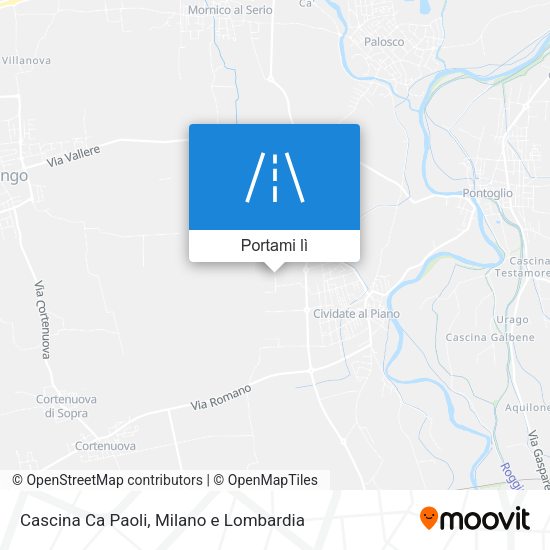 Mappa Cascina Ca Paoli