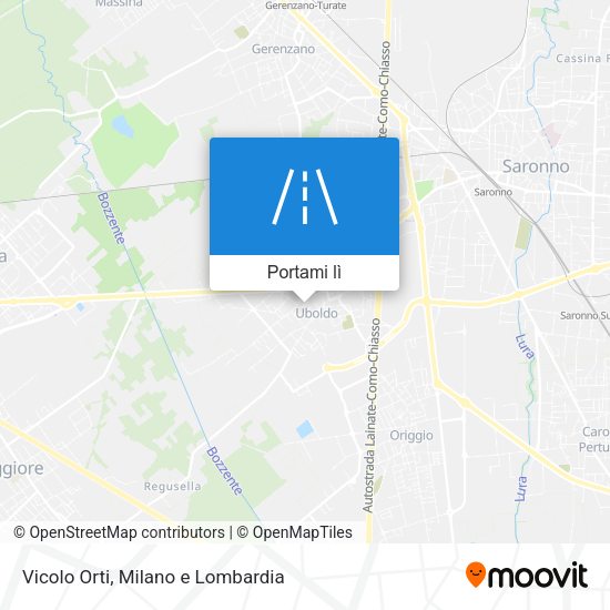 Mappa Vicolo Orti