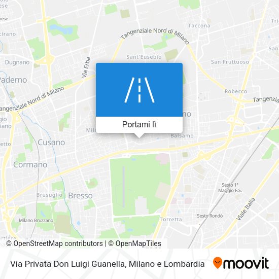 Mappa Via Privata Don Luigi Guanella