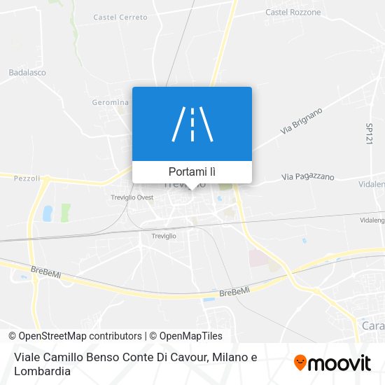 Mappa Viale Camillo Benso Conte Di Cavour
