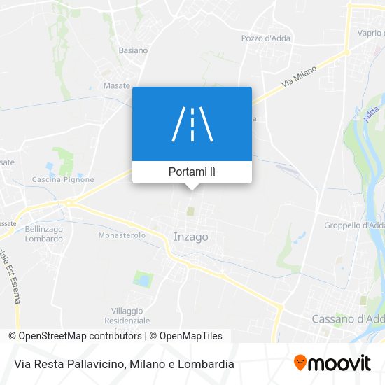 Mappa Via Resta Pallavicino