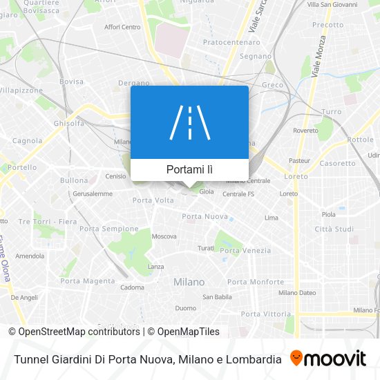 Mappa Tunnel Giardini Di Porta Nuova