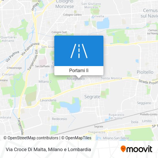 Mappa Via Croce Di Malta