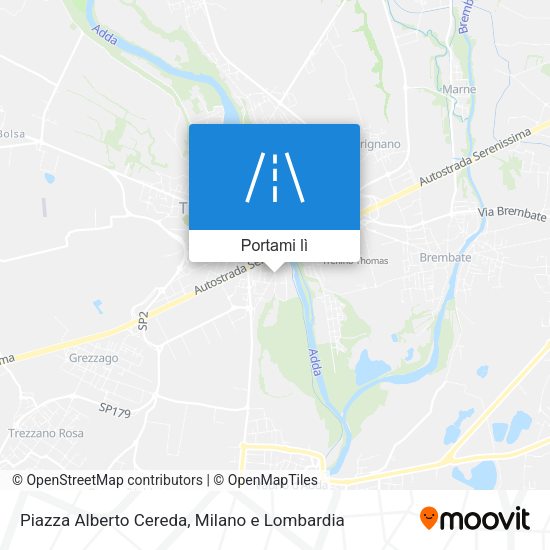 Mappa Piazza Alberto Cereda