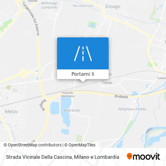 Mappa Strada Vicinale Della Cascina