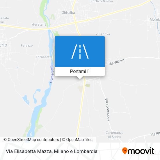 Mappa Via Elisabetta Mazza