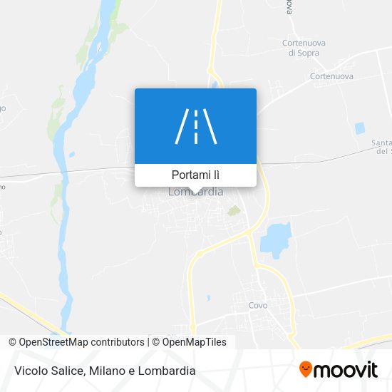 Mappa Vicolo Salice