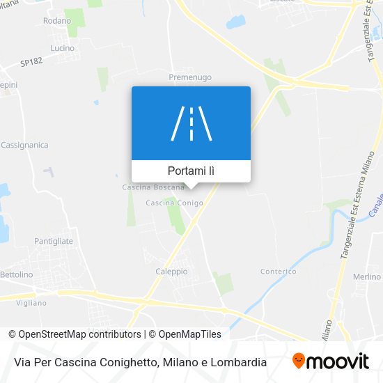 Mappa Via Per Cascina Conighetto